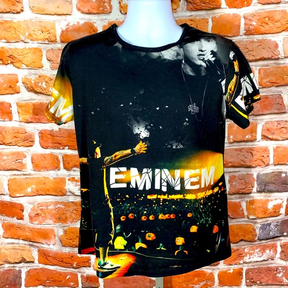 Other - Eminem all over print shirt rap shirt M